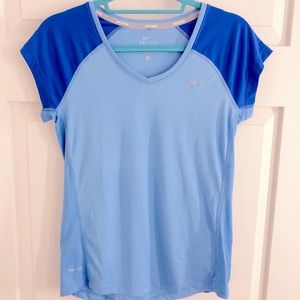 Blue Nike Dri-Fit Tee